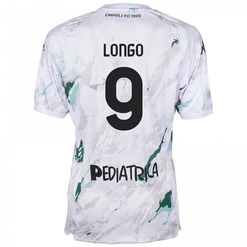 Niño Camiseta Mattia Longo #9 Gris 2ª Equipación 2024/25 La Camisa Perú