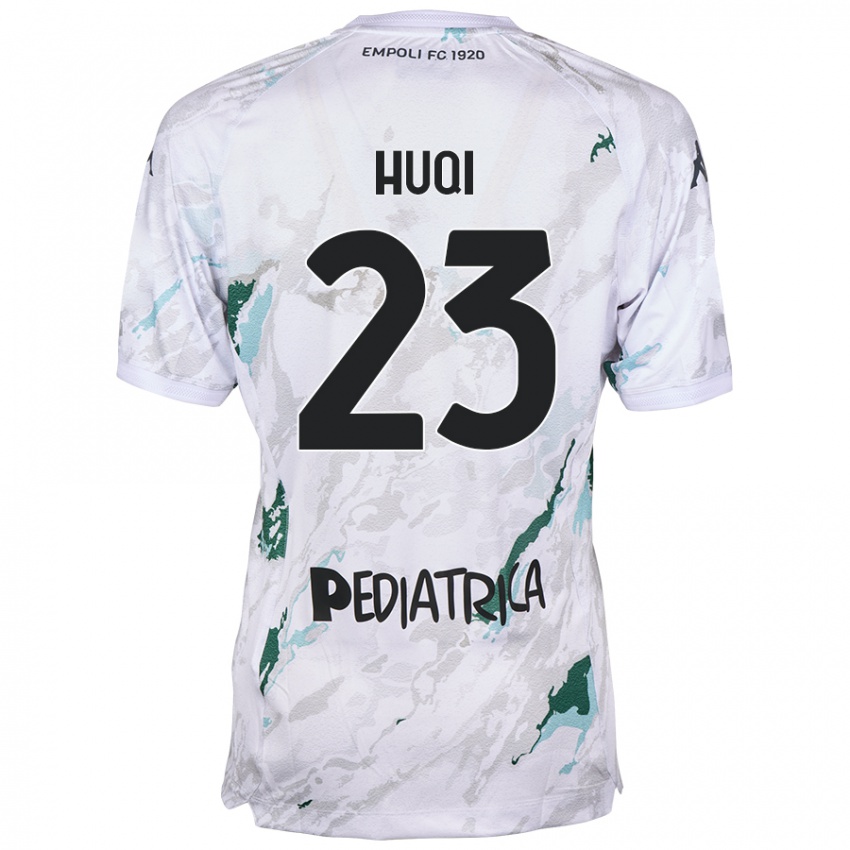 Niño Camiseta Mattia Huqi #23 Gris 2ª Equipación 2024/25 La Camisa Perú