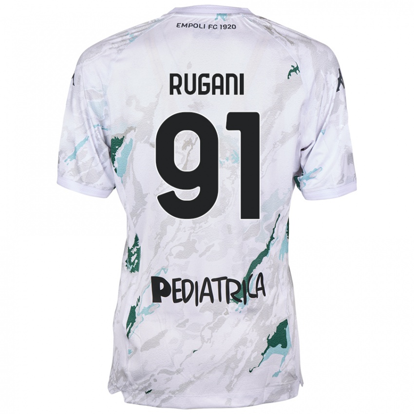 Niño Camiseta Tommaso Rugani #91 Gris 2ª Equipación 2024/25 La Camisa Perú