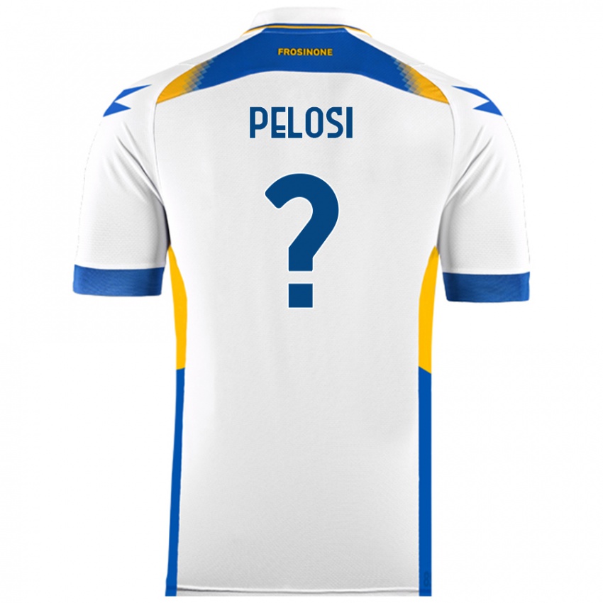 Niño Camiseta Dario Pelosi #0 Blanco 2ª Equipación 2024/25 La Camisa Perú