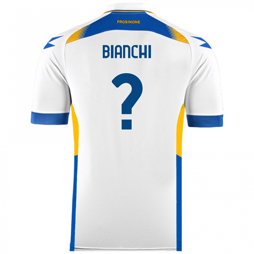 Niño Camiseta Cristian Bianchi #0 Blanco 2ª Equipación 2024/25 La Camisa Perú