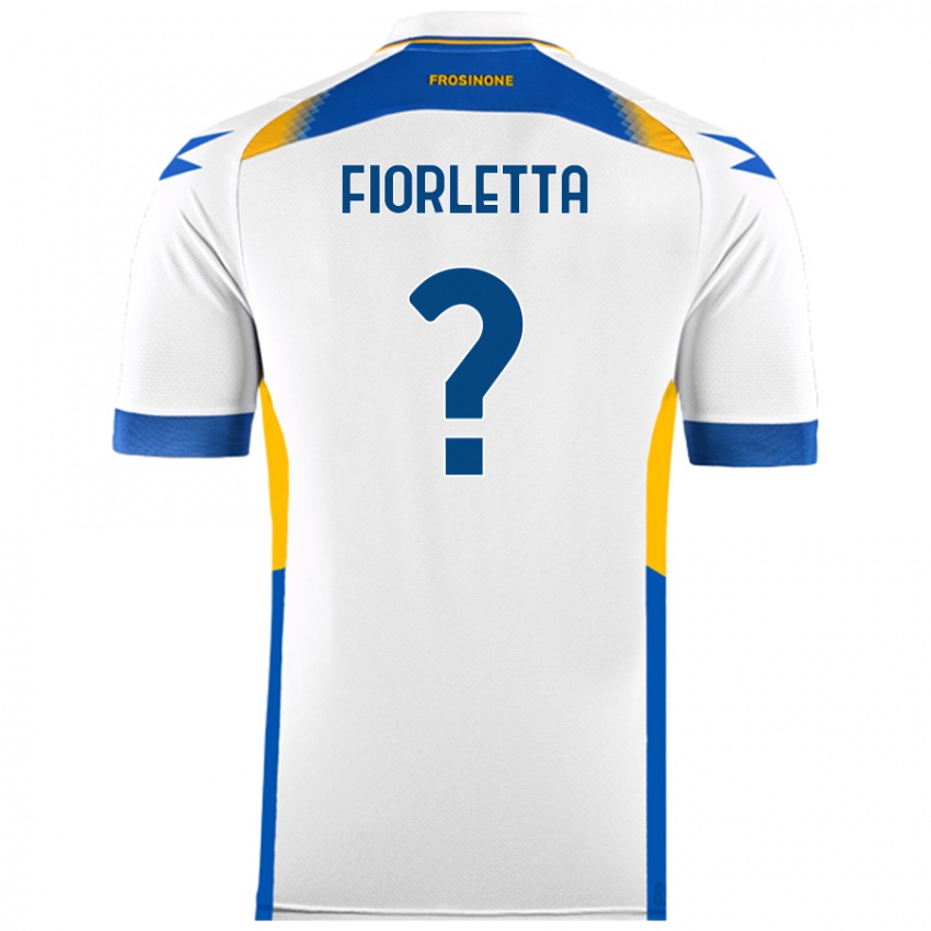 Niño Camiseta Gianmarco Fiorletta #0 Blanco 2ª Equipación 2024/25 La Camisa Perú