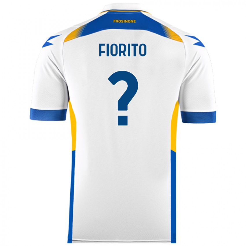 Niño Camiseta Loris Fiorito #0 Blanco 2ª Equipación 2024/25 La Camisa Perú