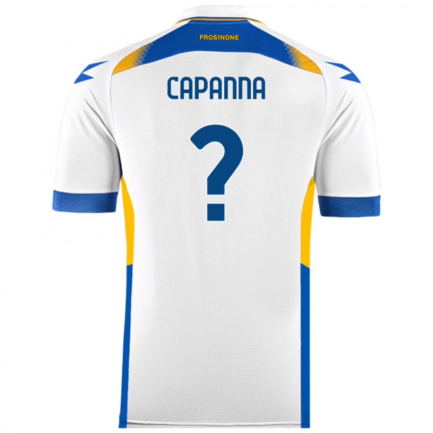 Niño Camiseta Tommaso Capanna #0 Blanco 2ª Equipación 2024/25 La Camisa Perú