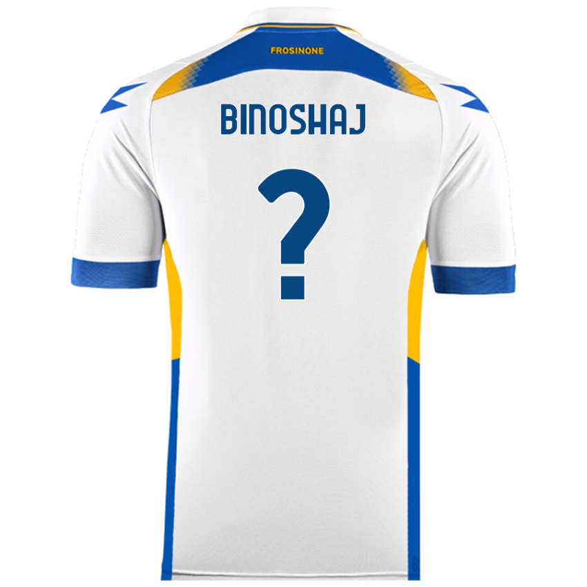 Niño Camiseta Samuele Binoshaj #0 Blanco 2ª Equipación 2024/25 La Camisa Perú