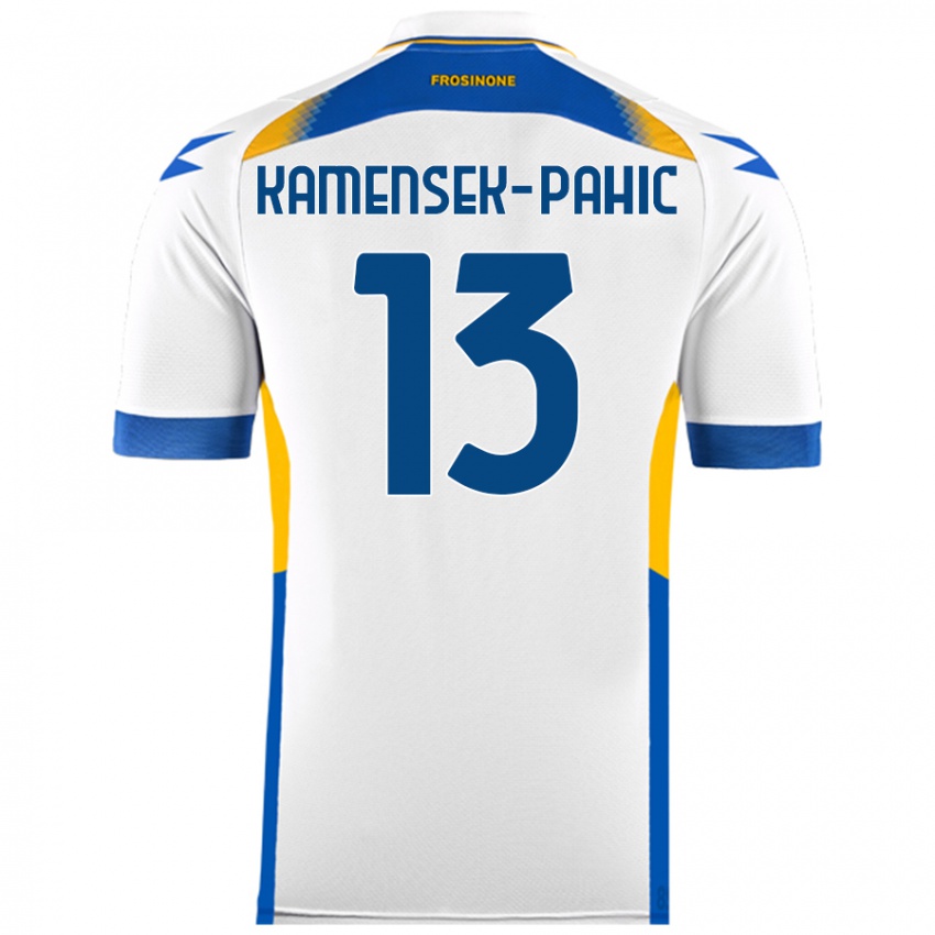 Niño Camiseta Matjaz Kamensek-Pahic #13 Blanco 2ª Equipación 2024/25 La Camisa Perú