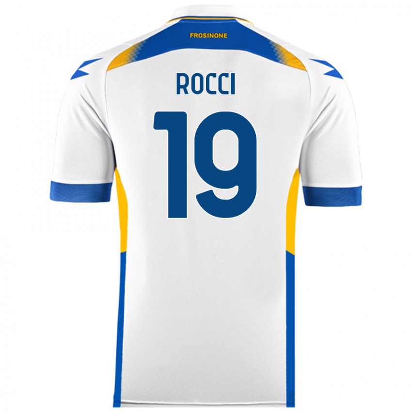 Niño Camiseta Valerio Rocci #19 Blanco 2ª Equipación 2024/25 La Camisa Perú