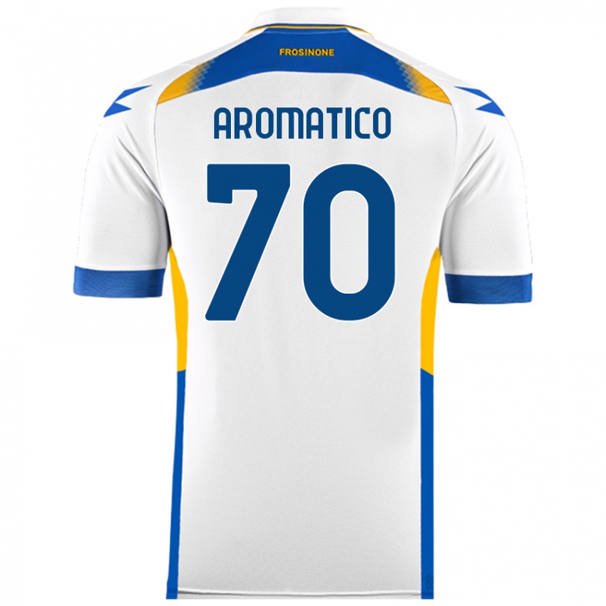 Niño Camiseta Raul Aromatico #70 Blanco 2ª Equipación 2024/25 La Camisa Perú