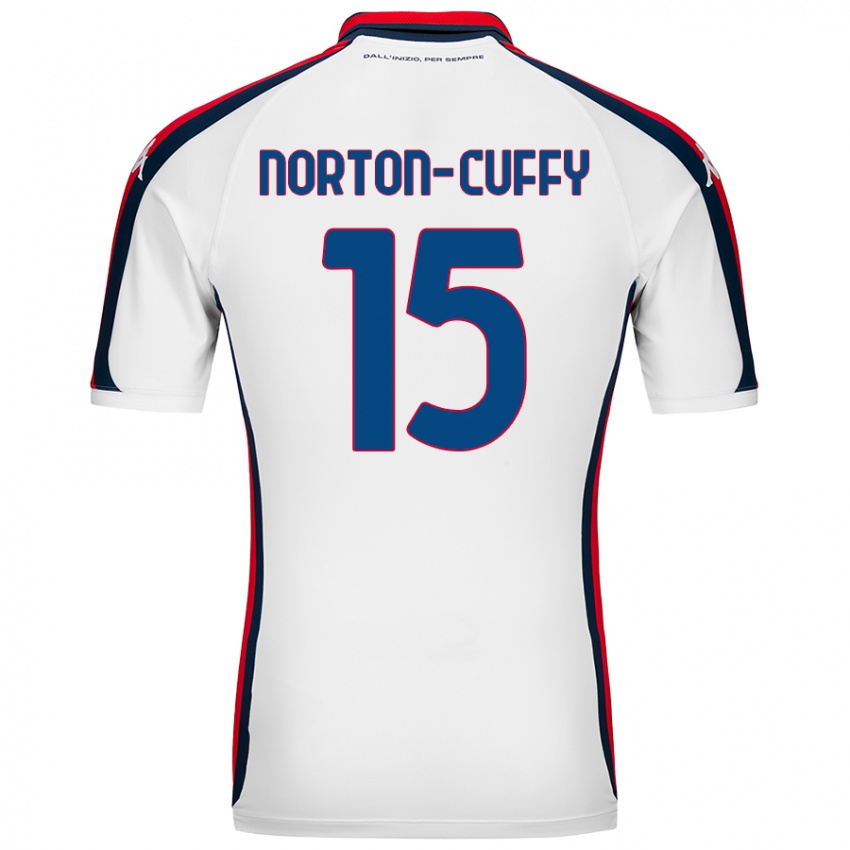 Niño Camiseta Brooke Norton-Cuffy #15 Blanco 2ª Equipación 2024/25 La Camisa Perú