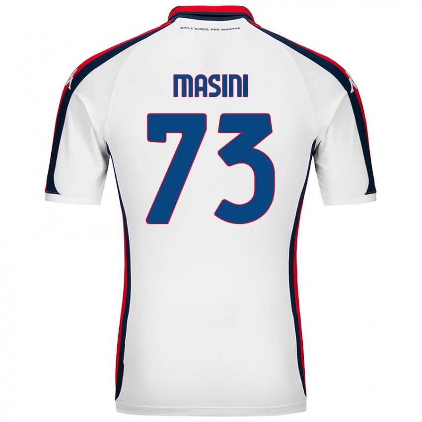 Niño Camiseta Patrizio Masini #73 Blanco 2ª Equipación 2024/25 La Camisa Perú