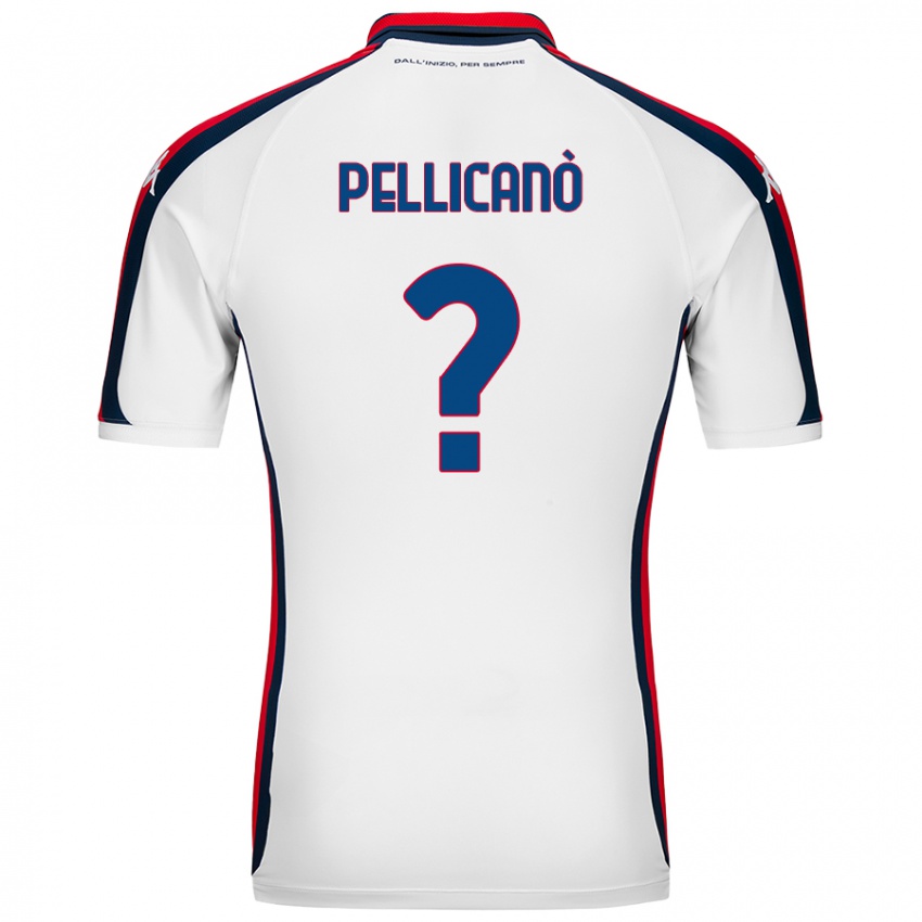 Niño Camiseta Antonino Pellicanò #0 Blanco 2ª Equipación 2024/25 La Camisa Perú