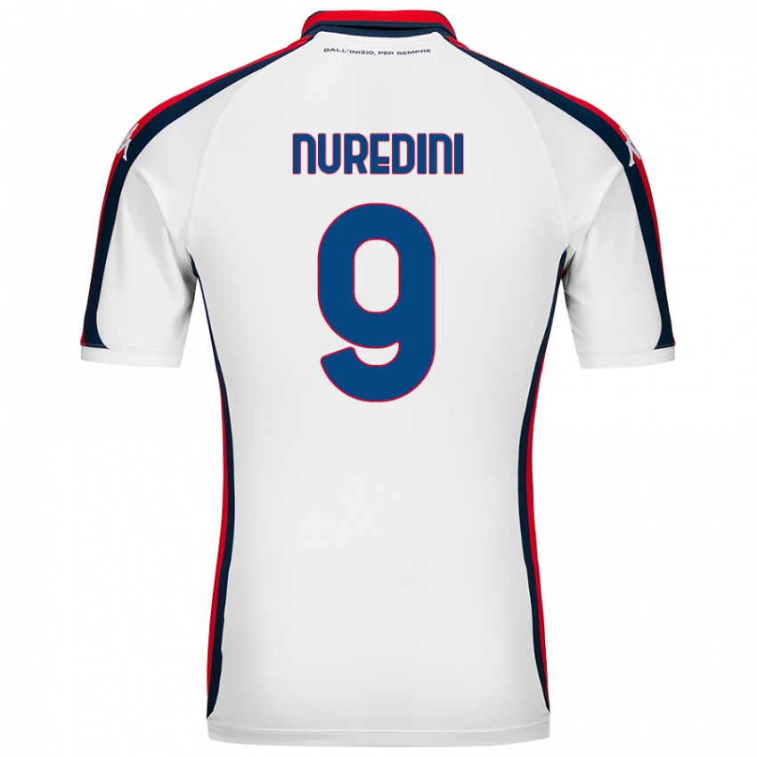 Niño Camiseta Joi Nuredini #9 Blanco 2ª Equipación 2024/25 La Camisa Perú