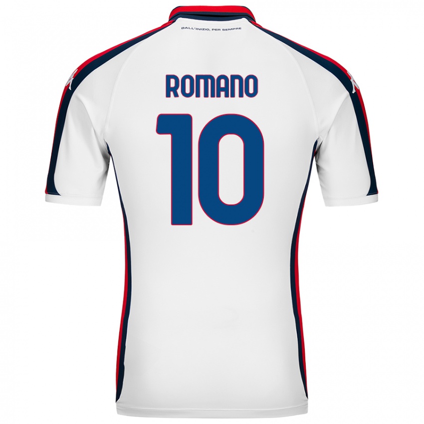 Niño Camiseta Marco Romano #10 Blanco 2ª Equipación 2024/25 La Camisa Perú