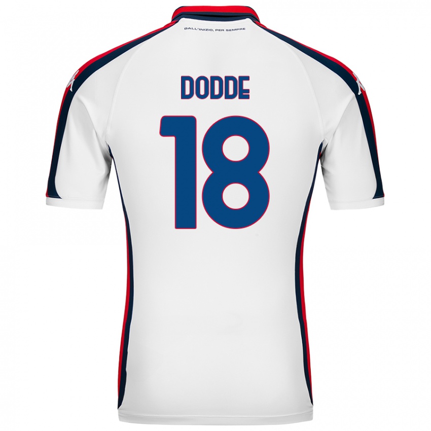 Niño Camiseta Filippo Dodde #18 Blanco 2ª Equipación 2024/25 La Camisa Perú