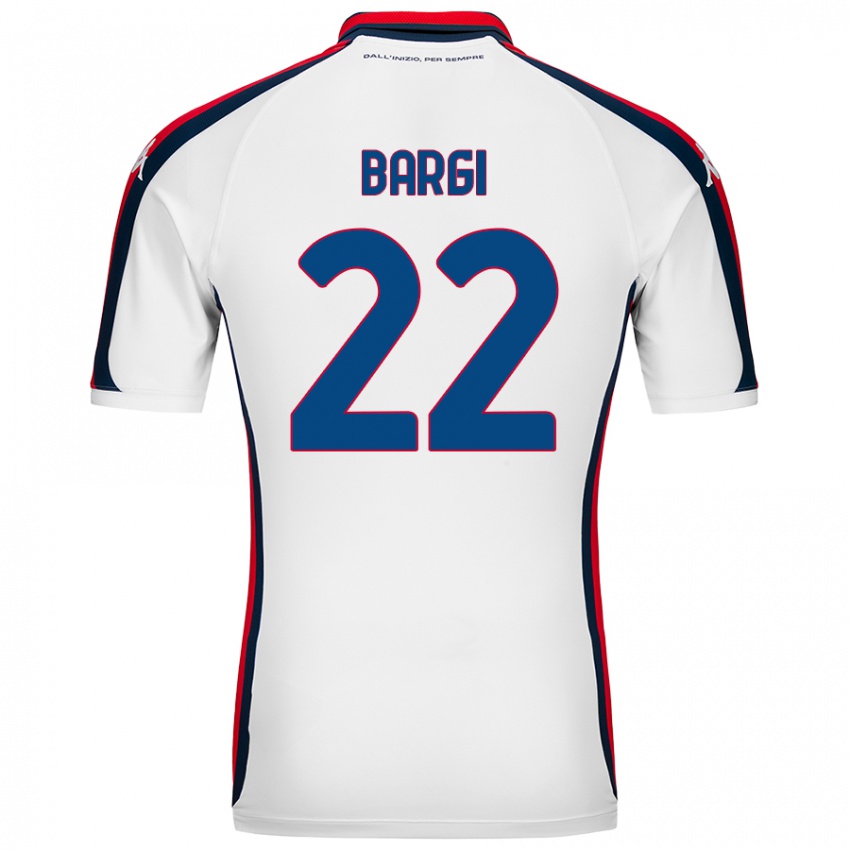 Niño Camiseta Caterina Bargi #22 Blanco 2ª Equipación 2024/25 La Camisa Perú