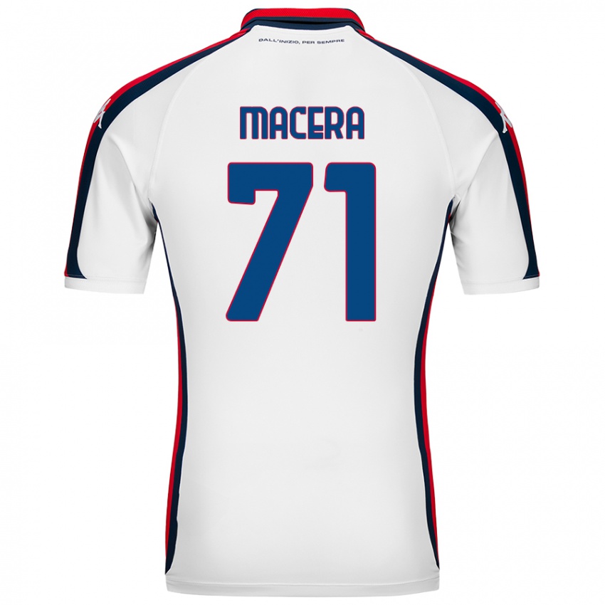 Niño Camiseta Matilde Macera #71 Blanco 2ª Equipación 2024/25 La Camisa Perú