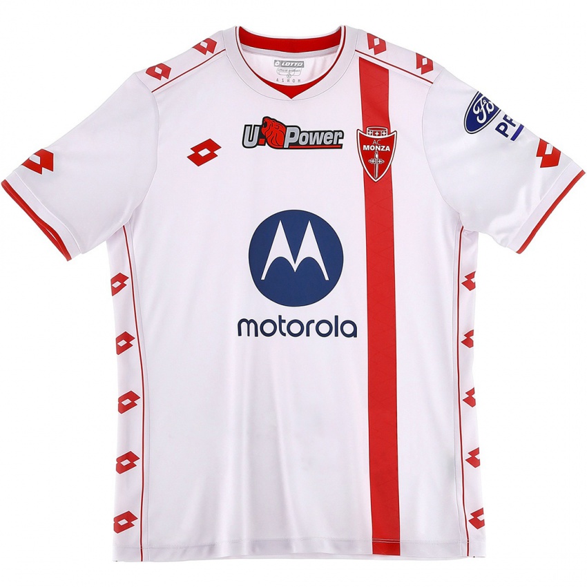 Niño Camiseta Pantaleo Cretì #0 Blanco Rojo 2ª Equipación 2024/25 La Camisa Perú