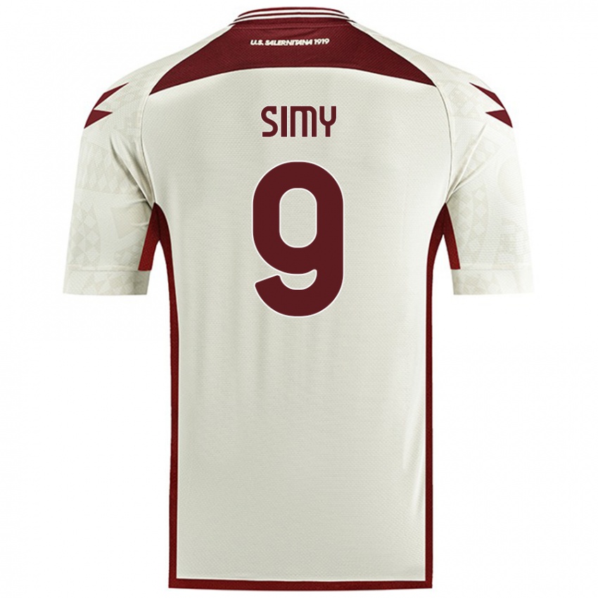 Niño Camiseta Simy #9 Color Crema 2ª Equipación 2024/25 La Camisa Perú