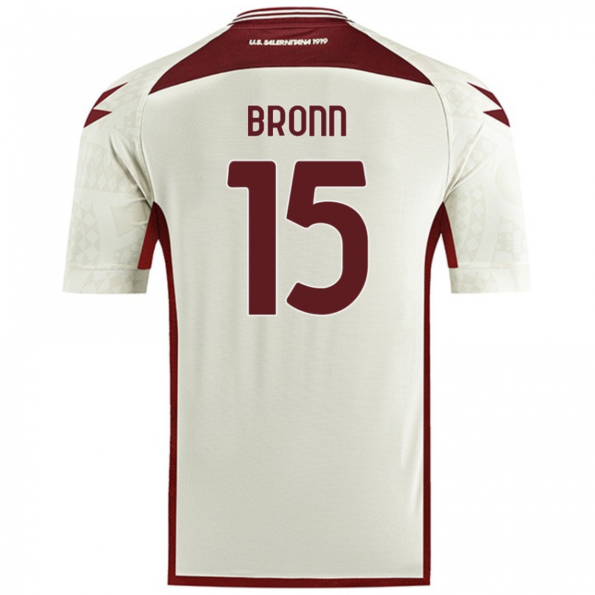 Niño Camiseta Dylan Bronn #15 Color Crema 2ª Equipación 2024/25 La Camisa Perú