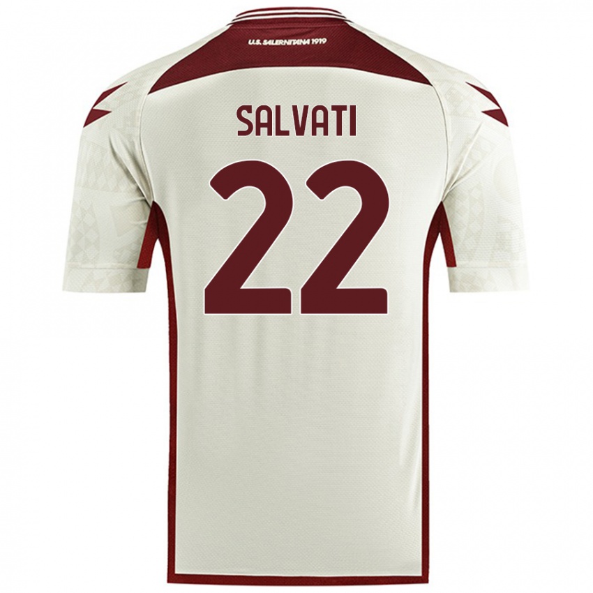 Niño Camiseta Gregorio Salvati #22 Color Crema 2ª Equipación 2024/25 La Camisa Perú