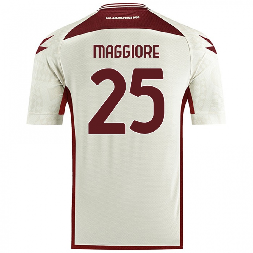 Niño Camiseta Giulio Maggiore #25 Color Crema 2ª Equipación 2024/25 La Camisa Perú