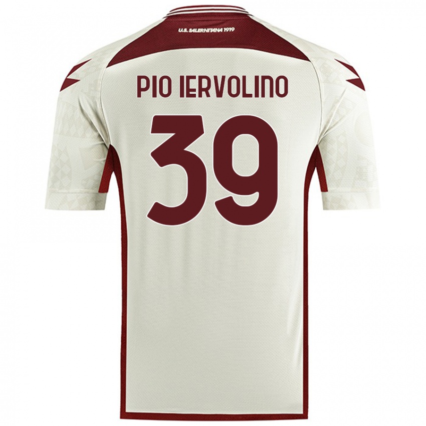 Niño Camiseta Antonio Pio Iervolino #39 Color Crema 2ª Equipación 2024/25 La Camisa Perú