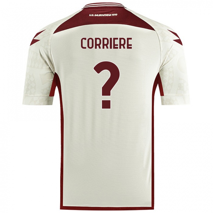 Niño Camiseta Francesco Corriere #0 Color Crema 2ª Equipación 2024/25 La Camisa Perú