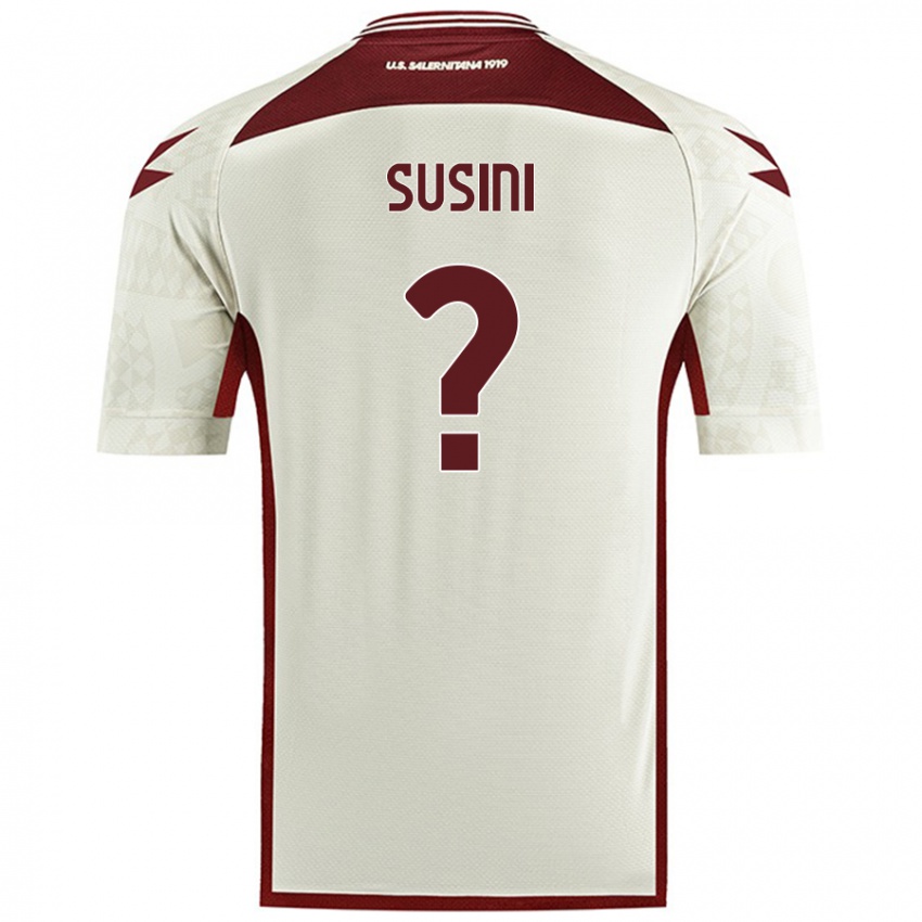 Niño Camiseta Antonio Susini #0 Color Crema 2ª Equipación 2024/25 La Camisa Perú