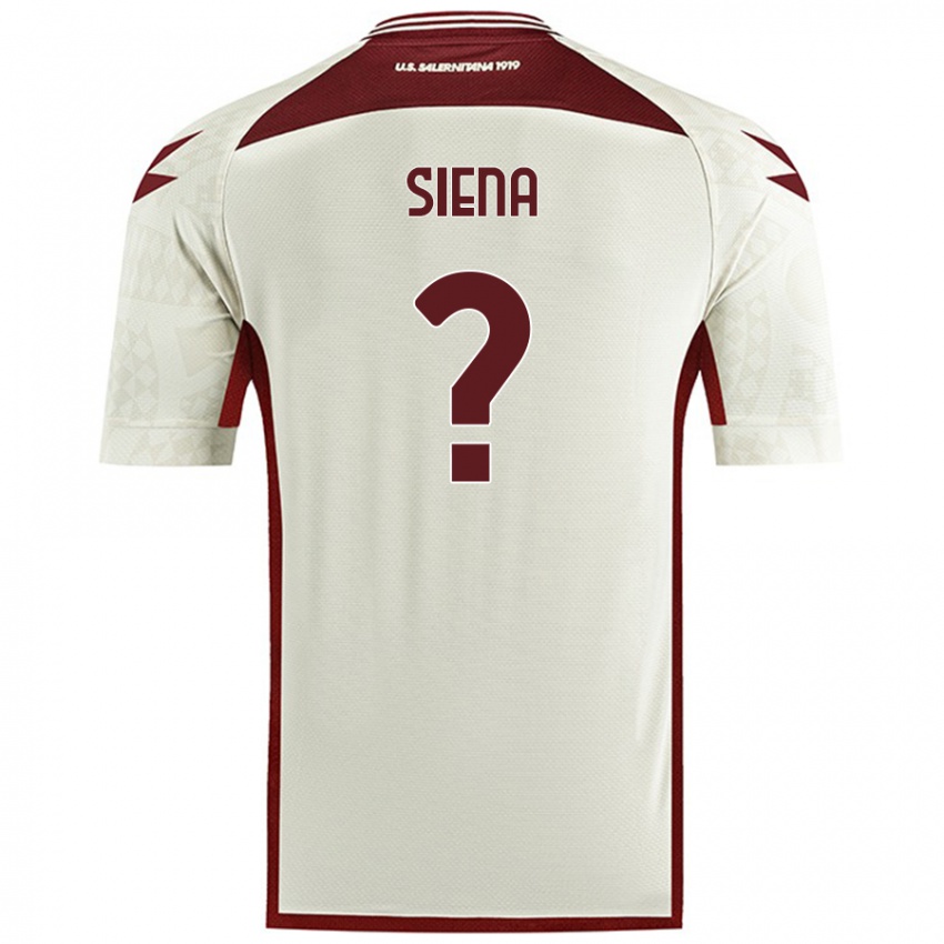 Niño Camiseta Francesco Siena #0 Color Crema 2ª Equipación 2024/25 La Camisa Perú