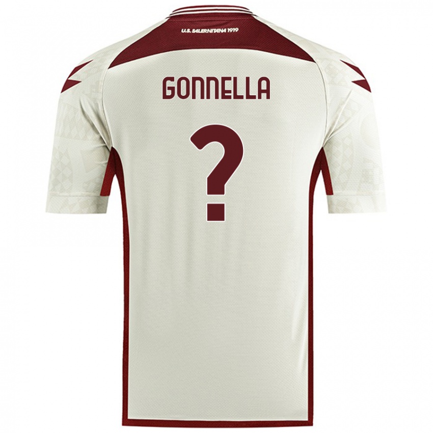 Niño Camiseta Andrea Gonnella #0 Color Crema 2ª Equipación 2024/25 La Camisa Perú