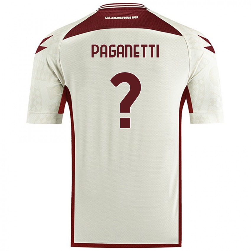 Niño Camiseta Giacomo Paganetti #0 Color Crema 2ª Equipación 2024/25 La Camisa Perú