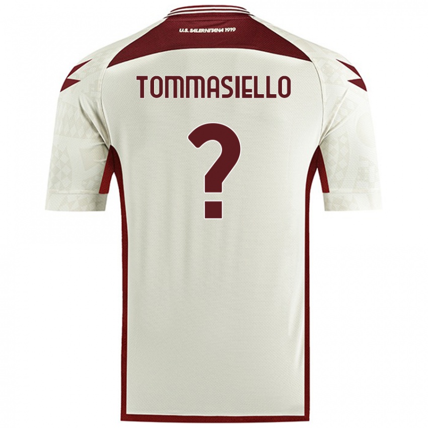 Niño Camiseta Francesco Tommasiello #0 Color Crema 2ª Equipación 2024/25 La Camisa Perú