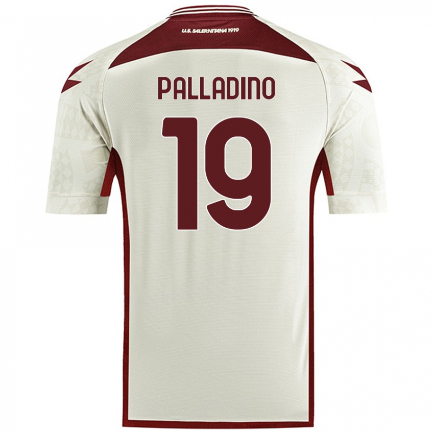 Niño Camiseta Alfonso Palladino #19 Color Crema 2ª Equipación 2024/25 La Camisa Perú