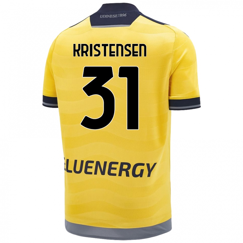 Niño Camiseta Thomas Kristensen #31 Dorado 2ª Equipación 2024/25 La Camisa Perú