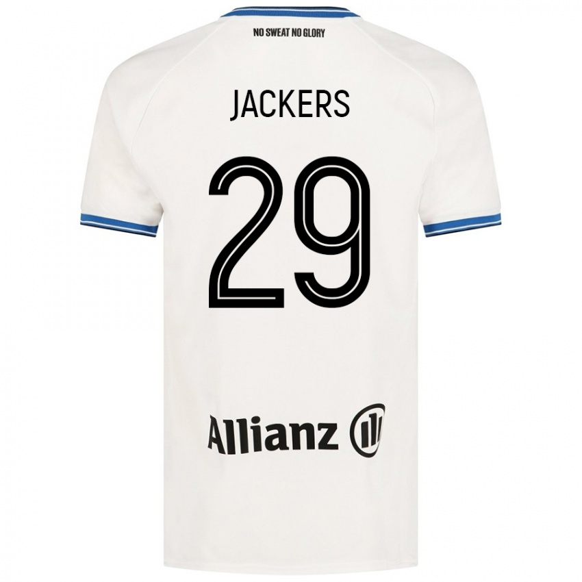 Niño Camiseta Nordin Jackers #29 Blanco 2ª Equipación 2024/25 La Camisa Perú