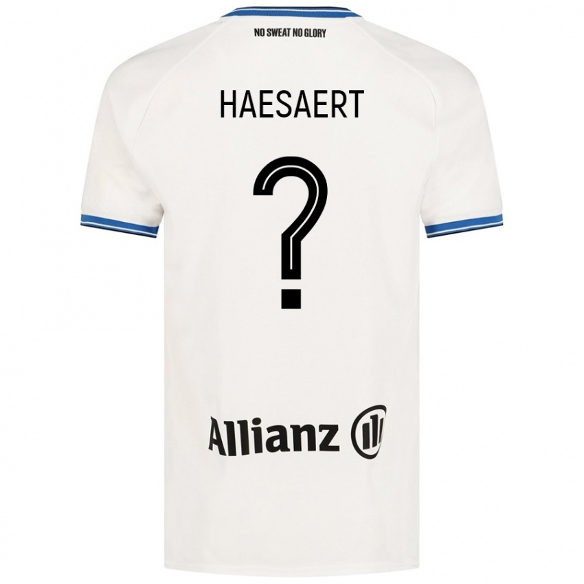 Niño Camiseta Mateo Haesaert #0 Blanco 2ª Equipación 2024/25 La Camisa Perú