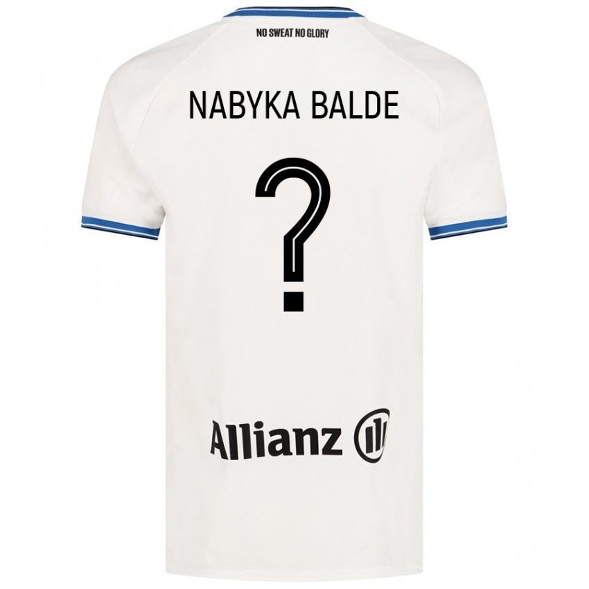 Niño Camiseta Mamadou Nabyka Balde #0 Blanco 2ª Equipación 2024/25 La Camisa Perú