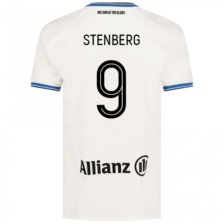 Niño Camiseta Hanna Stenberg #9 Blanco 2ª Equipación 2024/25 La Camisa Perú