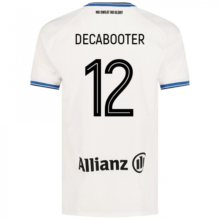 Niño Camiseta Marith Decabooter #12 Blanco 2ª Equipación 2024/25 La Camisa Perú