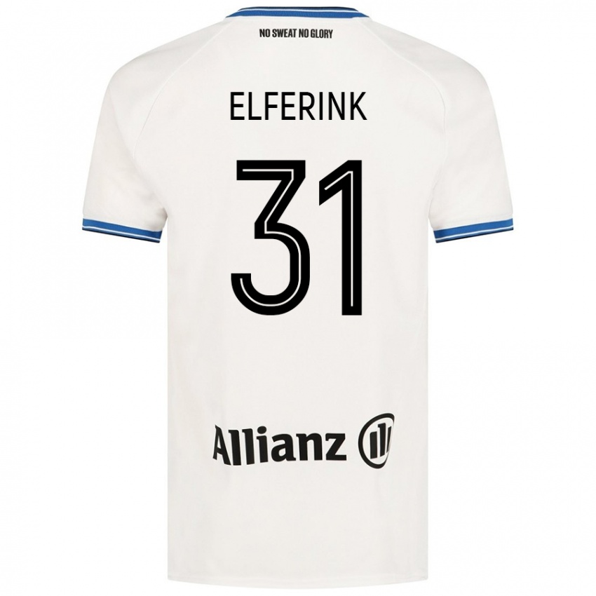 Niño Camiseta Marie Elferink #31 Blanco 2ª Equipación 2024/25 La Camisa Perú