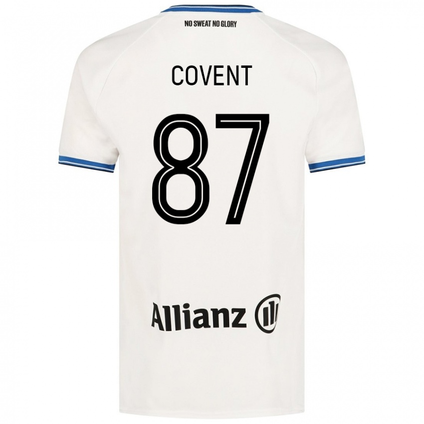 Niño Camiseta Jorijn Covent #87 Blanco 2ª Equipación 2024/25 La Camisa Perú