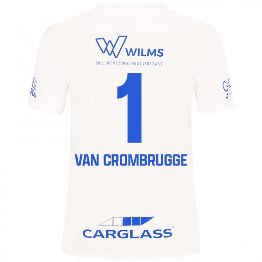 Niño Camiseta Hendrik Van Crombrugge #1 Blanco 2ª Equipación 2024/25 La Camisa Perú