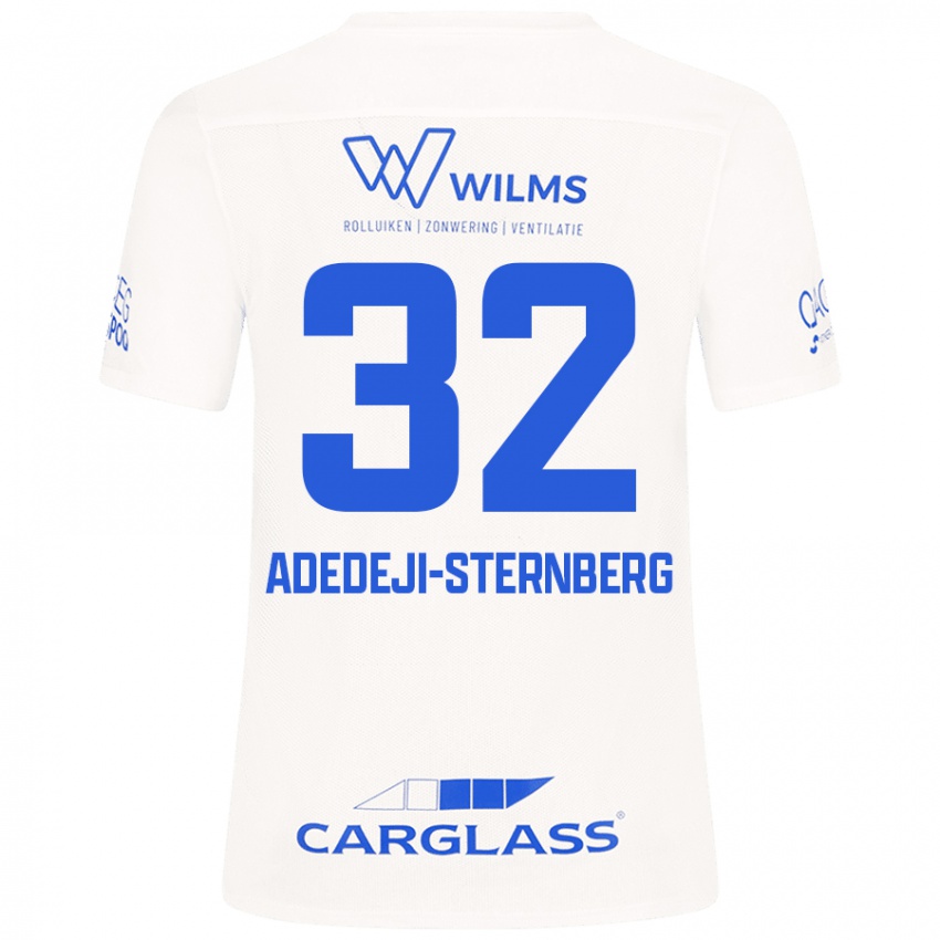 Niño Camiseta Noah Adedeji-Sternberg #32 Blanco 2ª Equipación 2024/25 La Camisa Perú