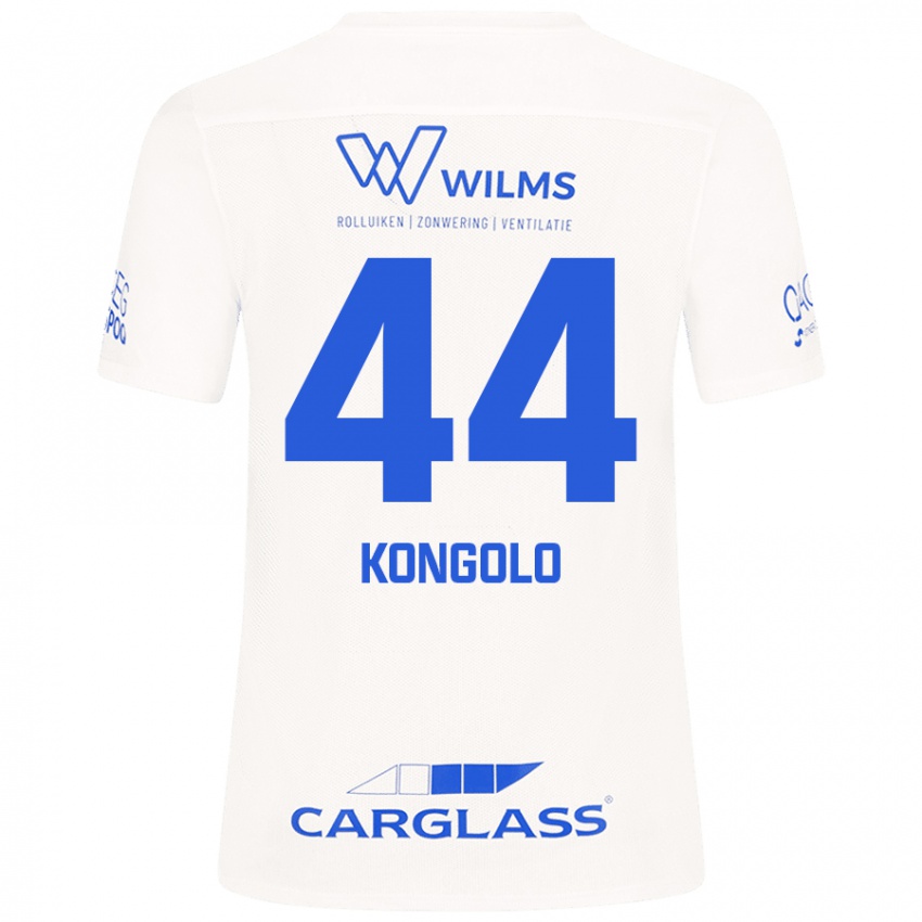 Niño Camiseta Josue Kongolo #44 Blanco 2ª Equipación 2024/25 La Camisa Perú