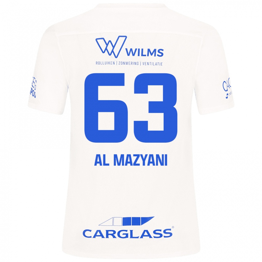 Niño Camiseta Faissal Al Mazyani #63 Blanco 2ª Equipación 2024/25 La Camisa Perú