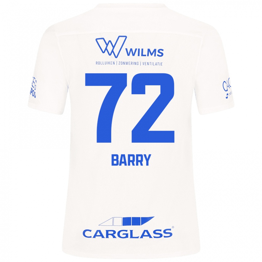 Niño Camiseta Alpha Barry #72 Blanco 2ª Equipación 2024/25 La Camisa Perú