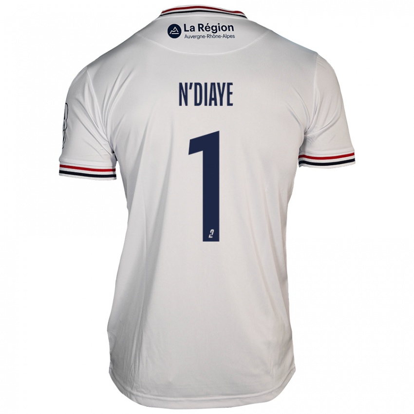 Niño Camiseta Massamba N'diaye #1 Blanco 2ª Equipación 2024/25 La Camisa Perú