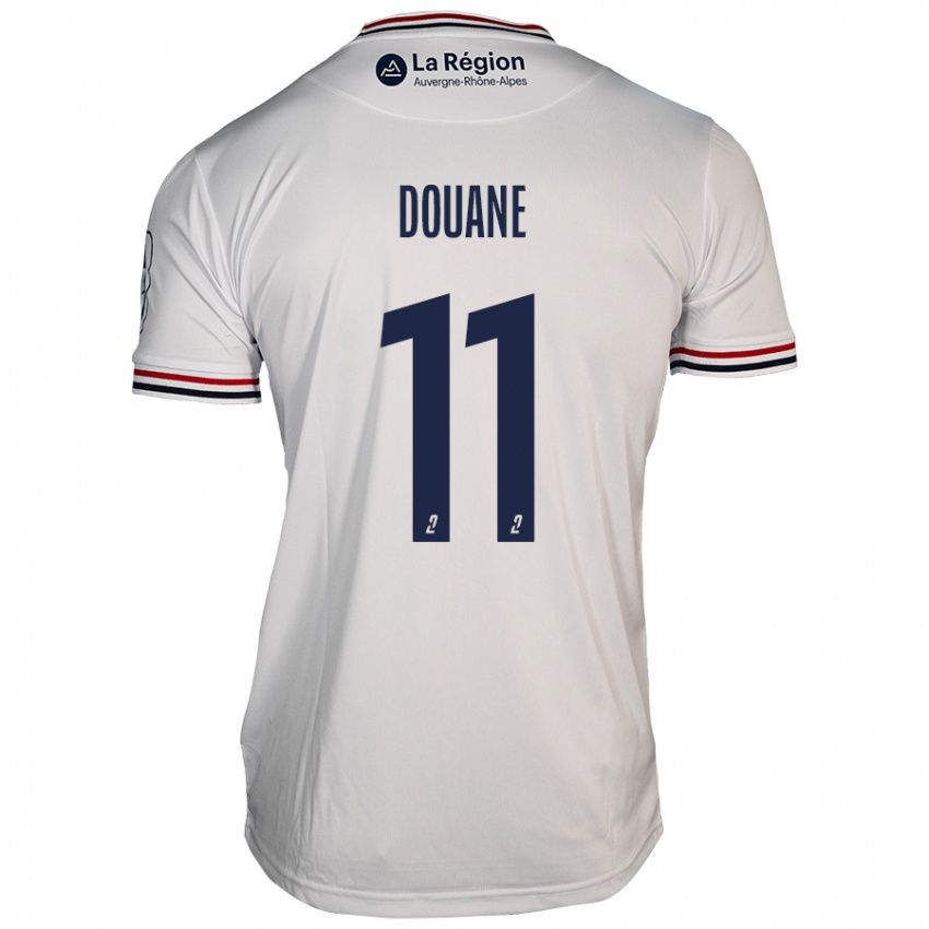 Niño Camiseta Maïdine Douane #11 Blanco 2ª Equipación 2024/25 La Camisa Perú