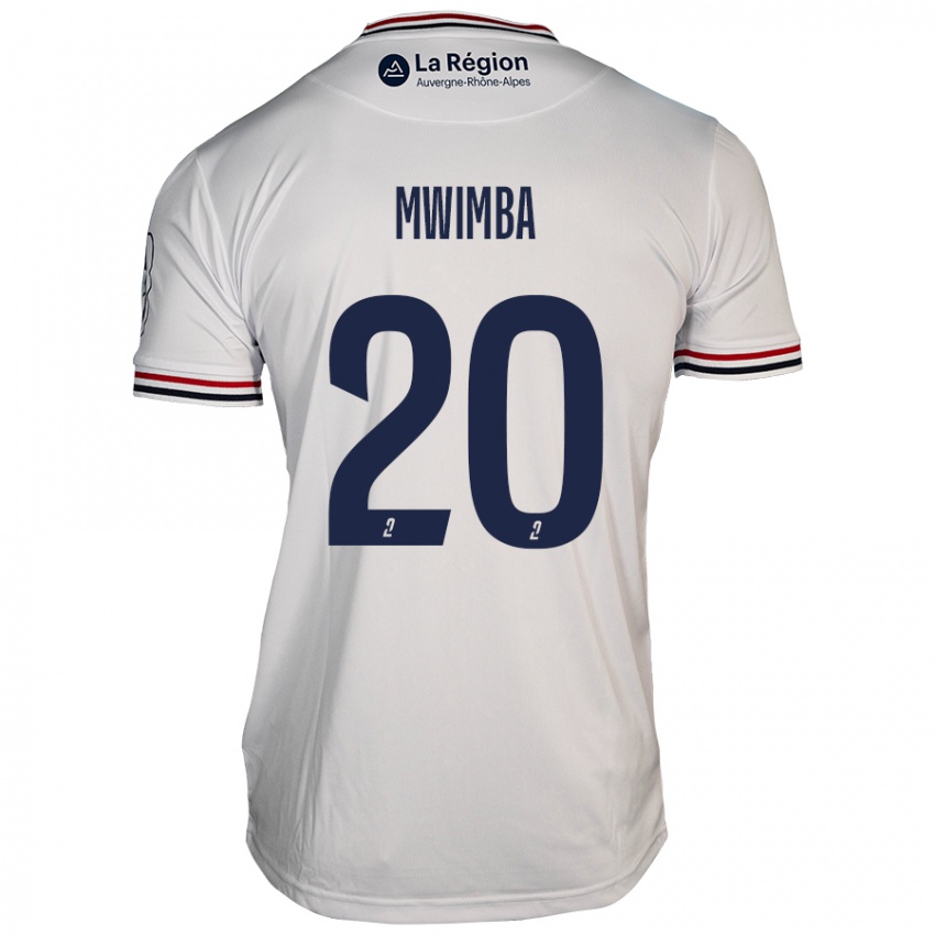 Niño Camiseta Josué Mwimba Isala #20 Blanco 2ª Equipación 2024/25 La Camisa Perú