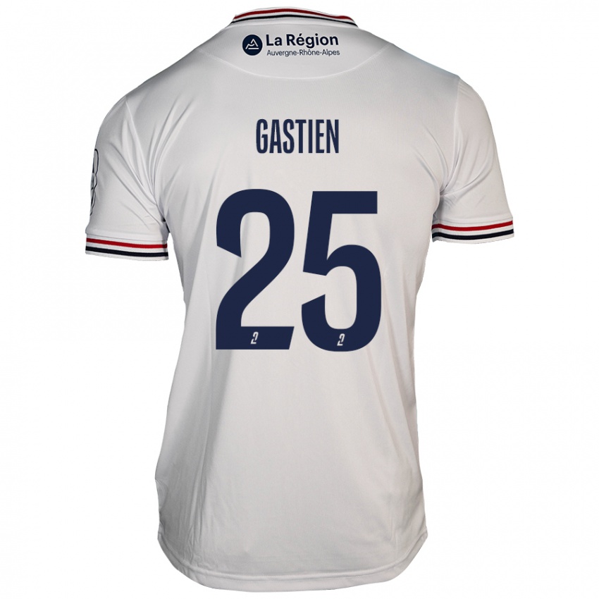 Niño Camiseta Johan Gastien #25 Blanco 2ª Equipación 2024/25 La Camisa Perú